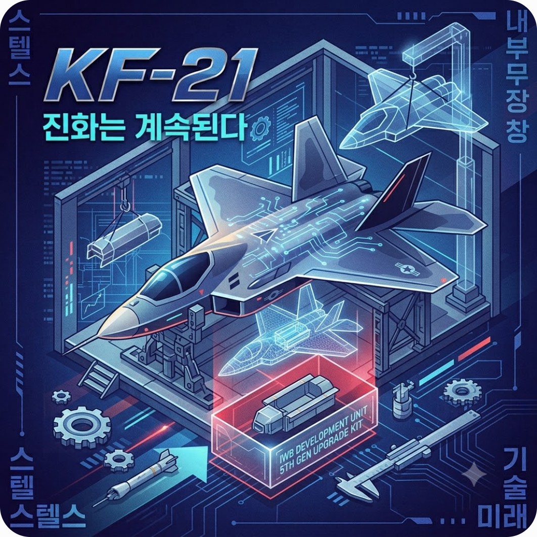 양산 궤도에 오른 KF-21, 4.5세대를 넘어설 준비 — KF-21 드디어 진짜 스텔스기로? 내부무장창 탑재 진화 소식 총정리