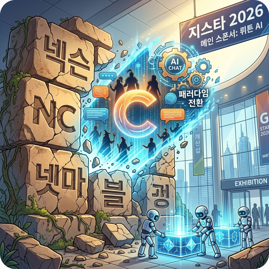 전통적인 게임사의 틀을 깬 이례적 선택 — 게임판 뒤흔든 AI 채팅 플랫폼 '크랙', 지스타 2026 메인 스폰서 전격 등장!