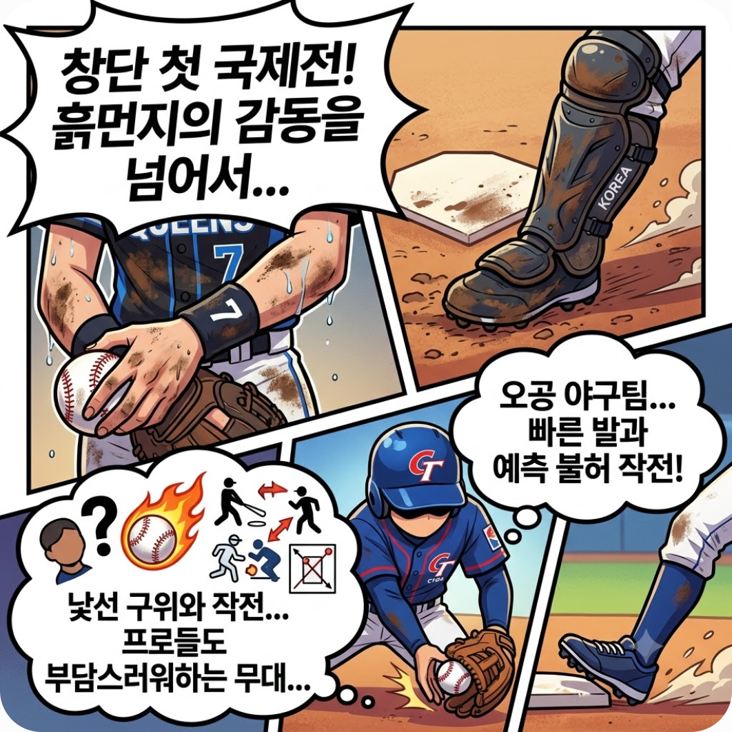 대만 오공 야구팀과의 첫 만남, 창단 첫 국제전의 무게 — 추신수도 경악한 100km 강속구 괴물 투수의 도발! 블랙퀸즈 첫 국제전 대만 맞대결 관전 포인트