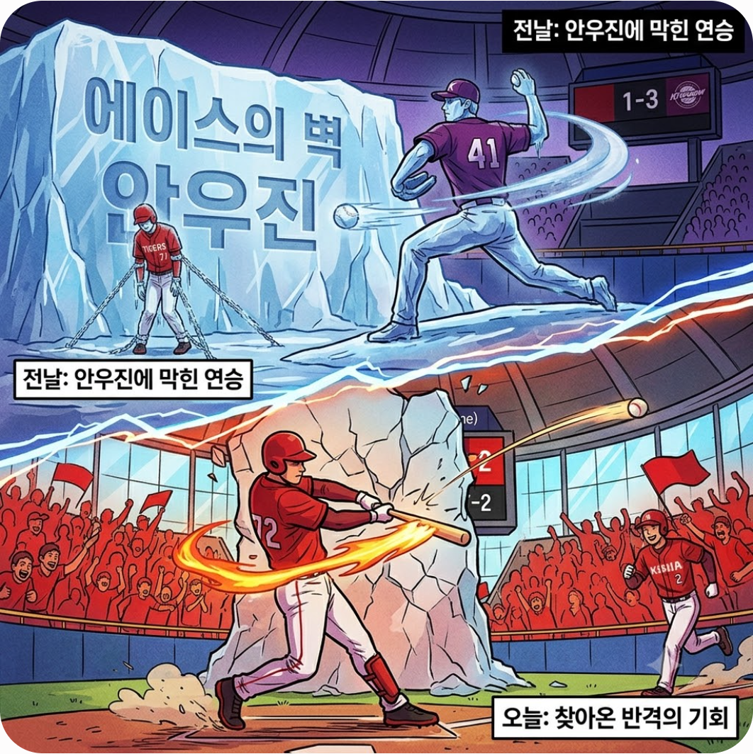 안우진의 벽에 막혔던 전날, 그리고 찾아온 반격의 기회 — 9회 5점 차 리드가 뒤집혔다, KIA를 무너뜨린 키움의 충격 역전극과 고척 악몽