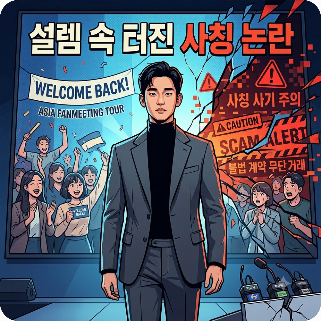 1년 4개월 만의 활동 복귀, 설렘 속 터진 사칭 논란 — 1년 4개월 만에 돌아온 김수현, 팬미팅 앞두고 터진 사칭 사기 실체