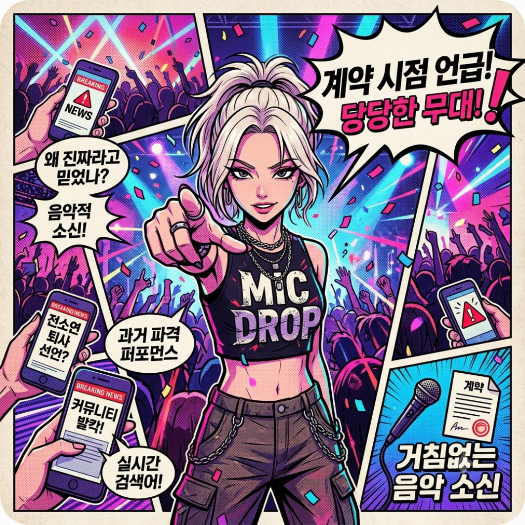 파격적인 퇴사 선언, 왜 대중은 진짜라고 믿었을까? — 전소연 진짜 큐브 퇴사일까? 모두를 낚아버린 파격 선언의 진짜 정체