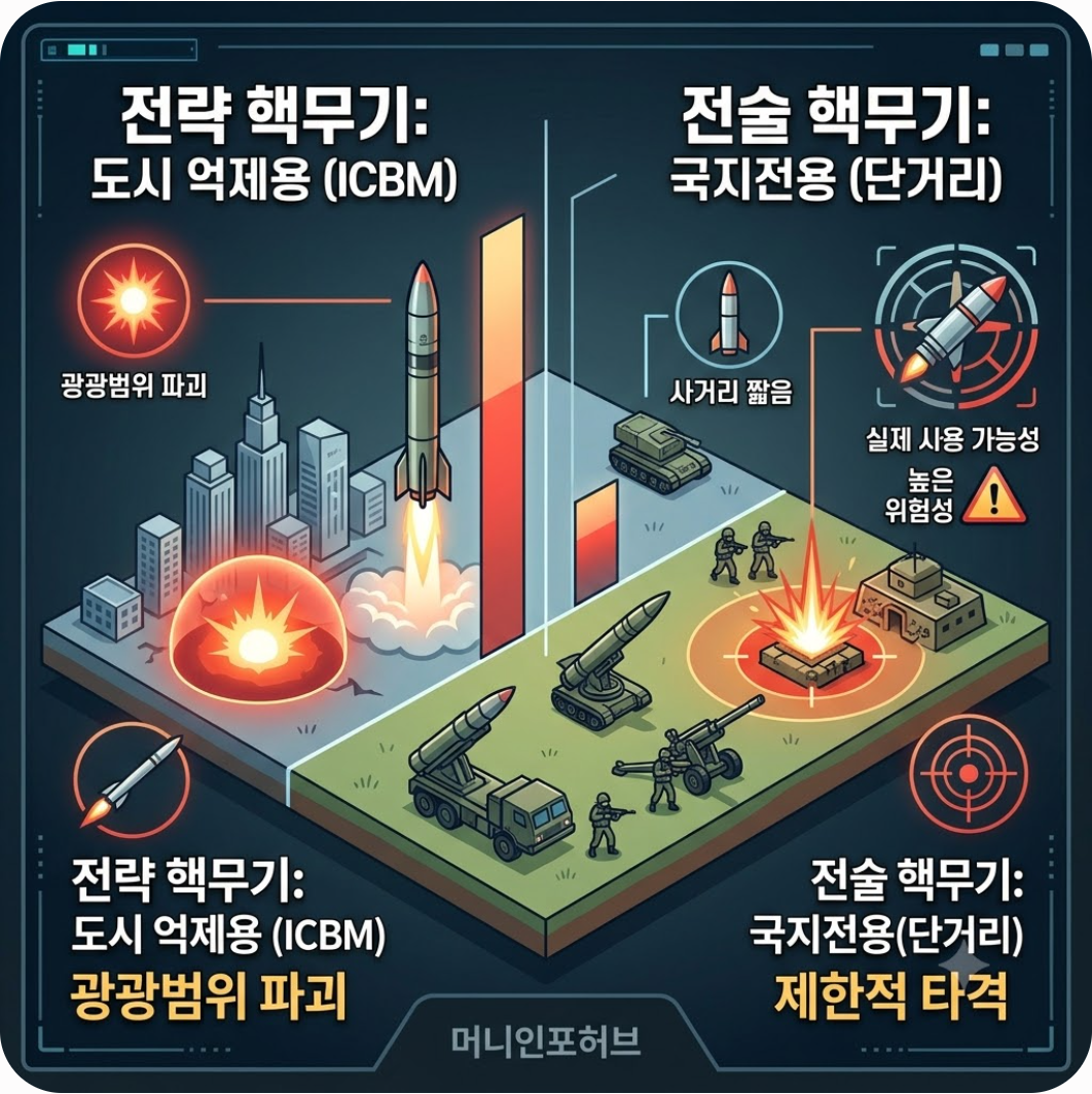 전술 핵무기란 무엇인가: 전략핵과의 차이점 — 이것까지 터지면 정말 끝입니다: 전술 핵무기가 바꿀 미래의 비극