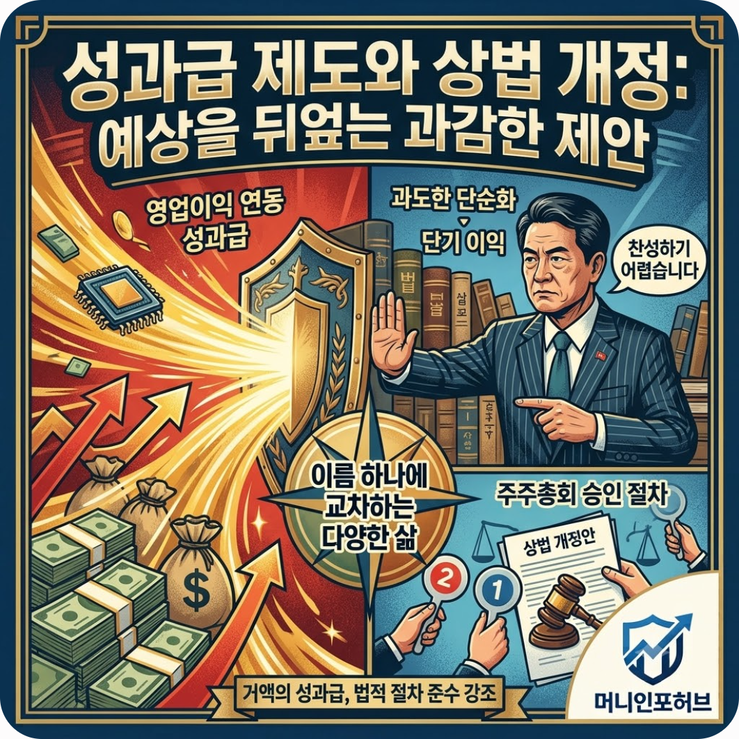 성과급 제도와 상법 개정: 예상을 뒤엎는 과감한 제안 — 알면 소름 돋는 김정관의 숨겨진 반전 이야기