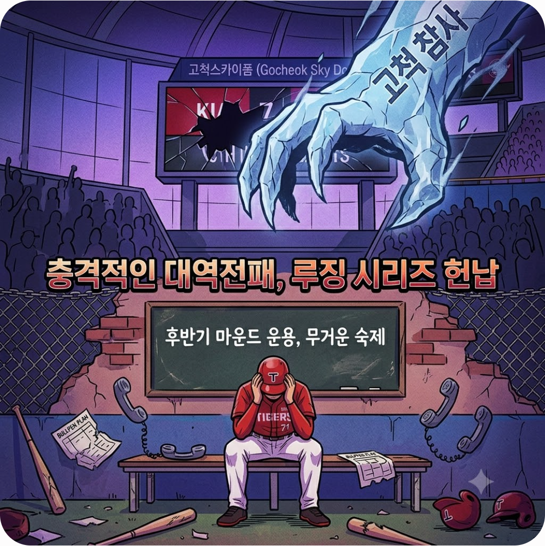 고척 악몽의 재현과 뼈아픈 루징 시리즈 — 9회 5점 차 리드가 뒤집혔다, KIA를 무너뜨린 키움의 충격 역전극과 고척 악몽
