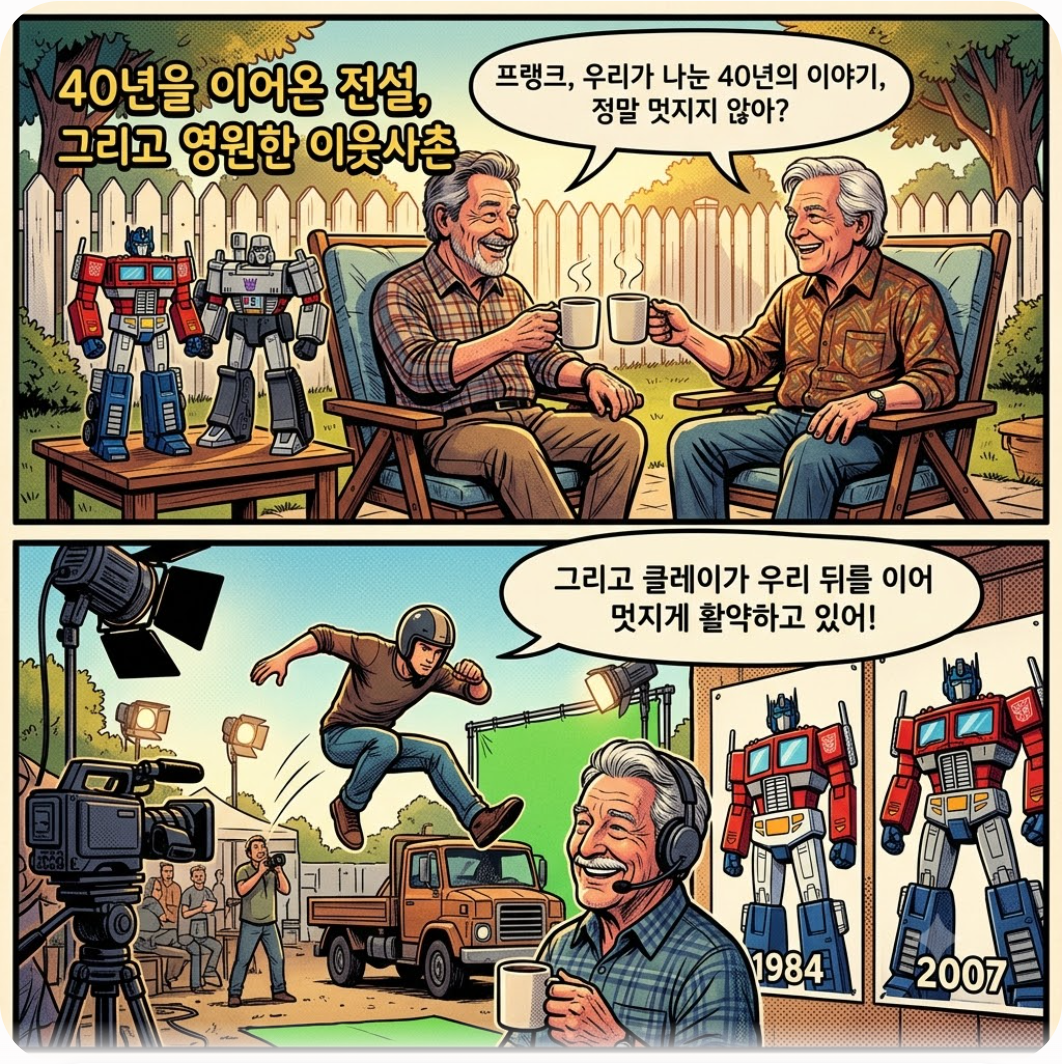 40년을 이어온 전설, 그리고 영원한 이웃사촌 — 트랜스포머의 심장 피터 쿨렌, 옵티머스 프라임 목소리에 숨겨둔 감동 실화