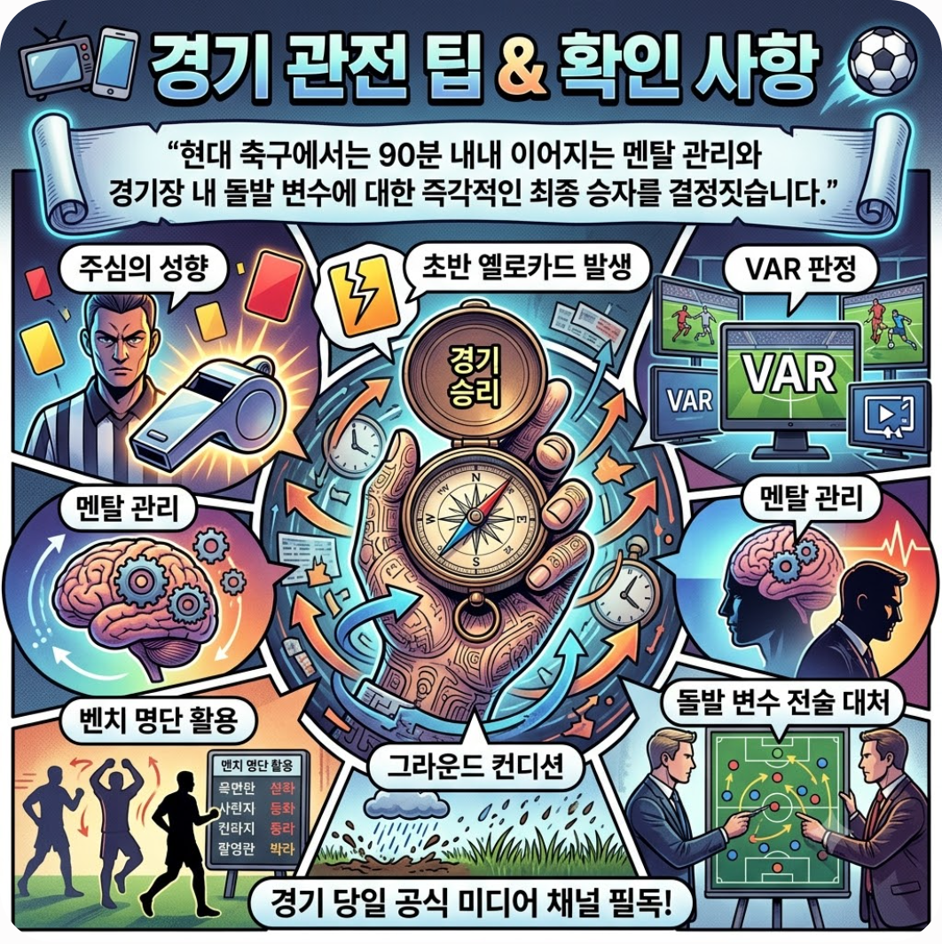 6. 경기 관전 팁 및 확인 사항 — Spurs vs Newcastle 혈투의 끝! 경기 흐름을 통째로 바꾼 결정적 승부처 총정리