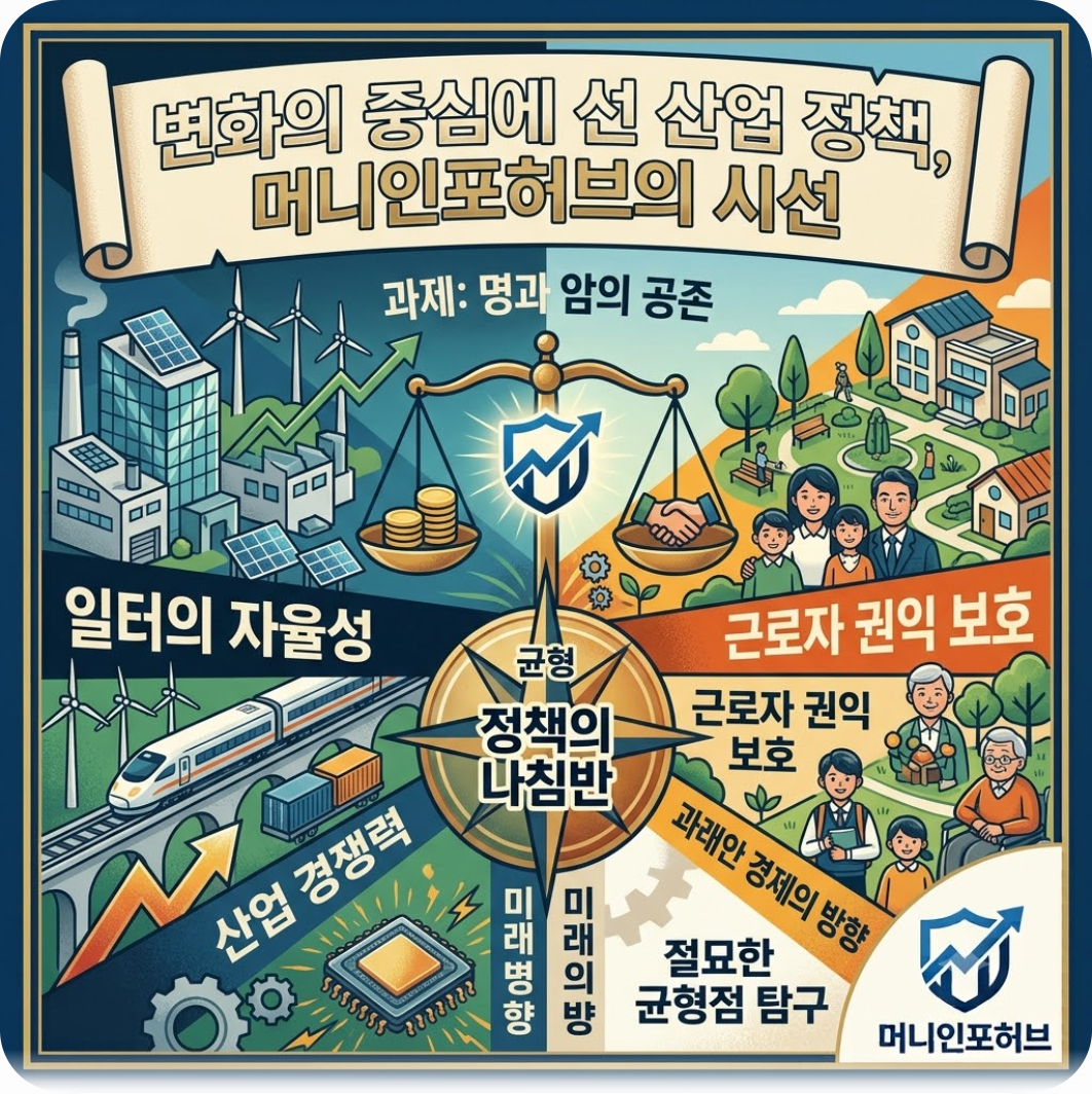 변화의 중심에 선 산업 정책, 머니인포허브의 시선 — 알면 소름 돋는 김정관의 숨겨진 반전 이야기