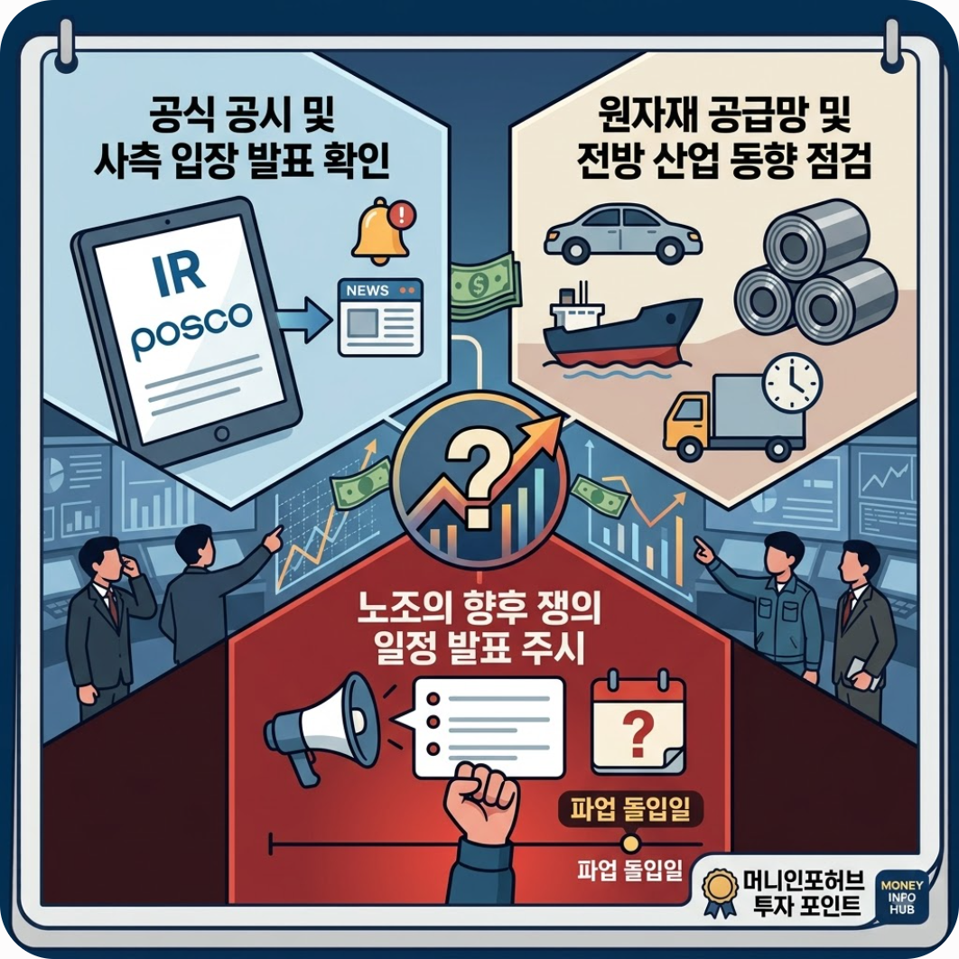 5. 투자자와 관계자가 주목해야 할 포인트 — 포스코 결국 파업 가나? 노사 최종 결렬 후 쟁의권 확보까지 남은 변수 총정리