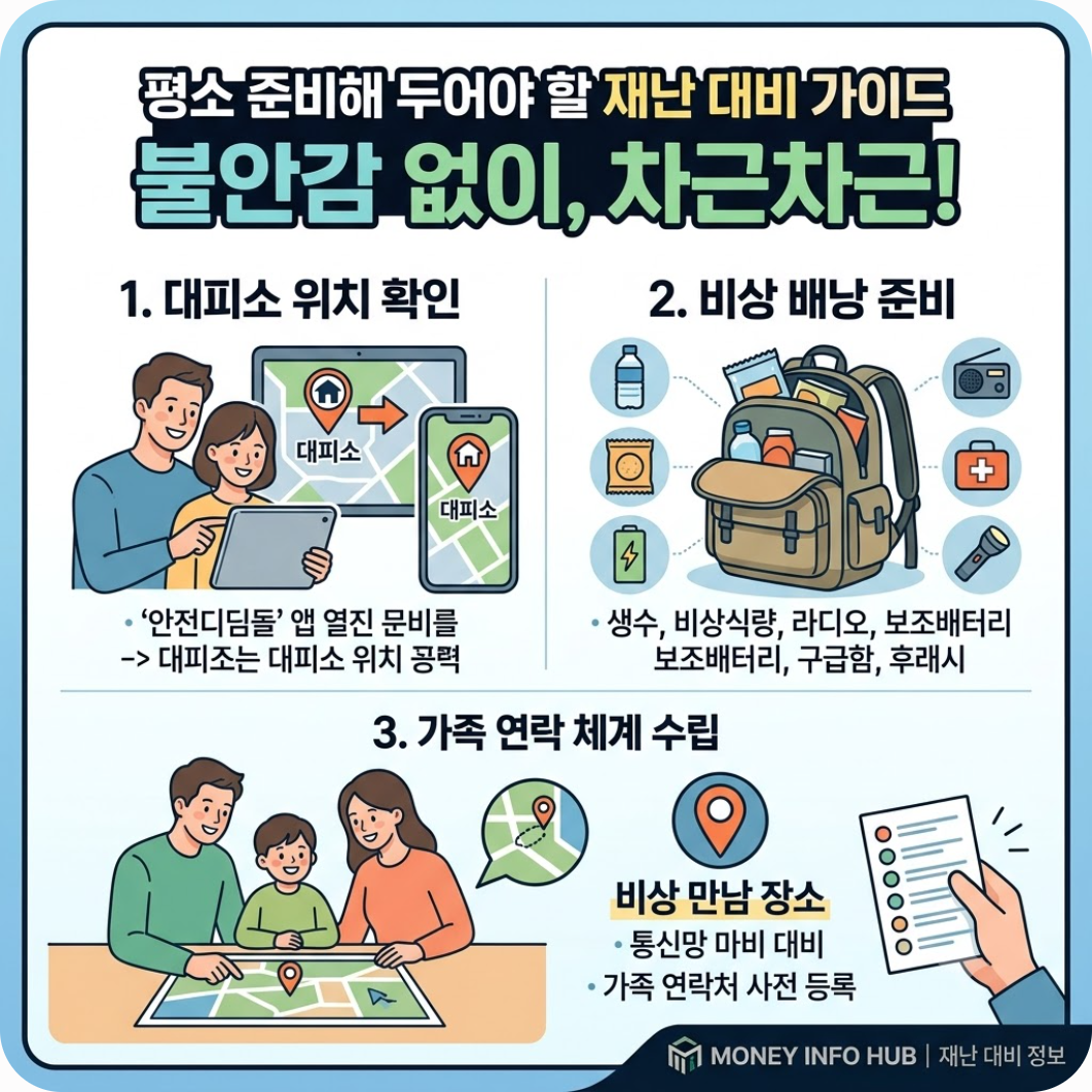 평소 준비해 두어야 할 재난 대비 가이드 — 탄도 미사일이 날아오는 순간 당신의 생존을 결정지을 유일한 수칙