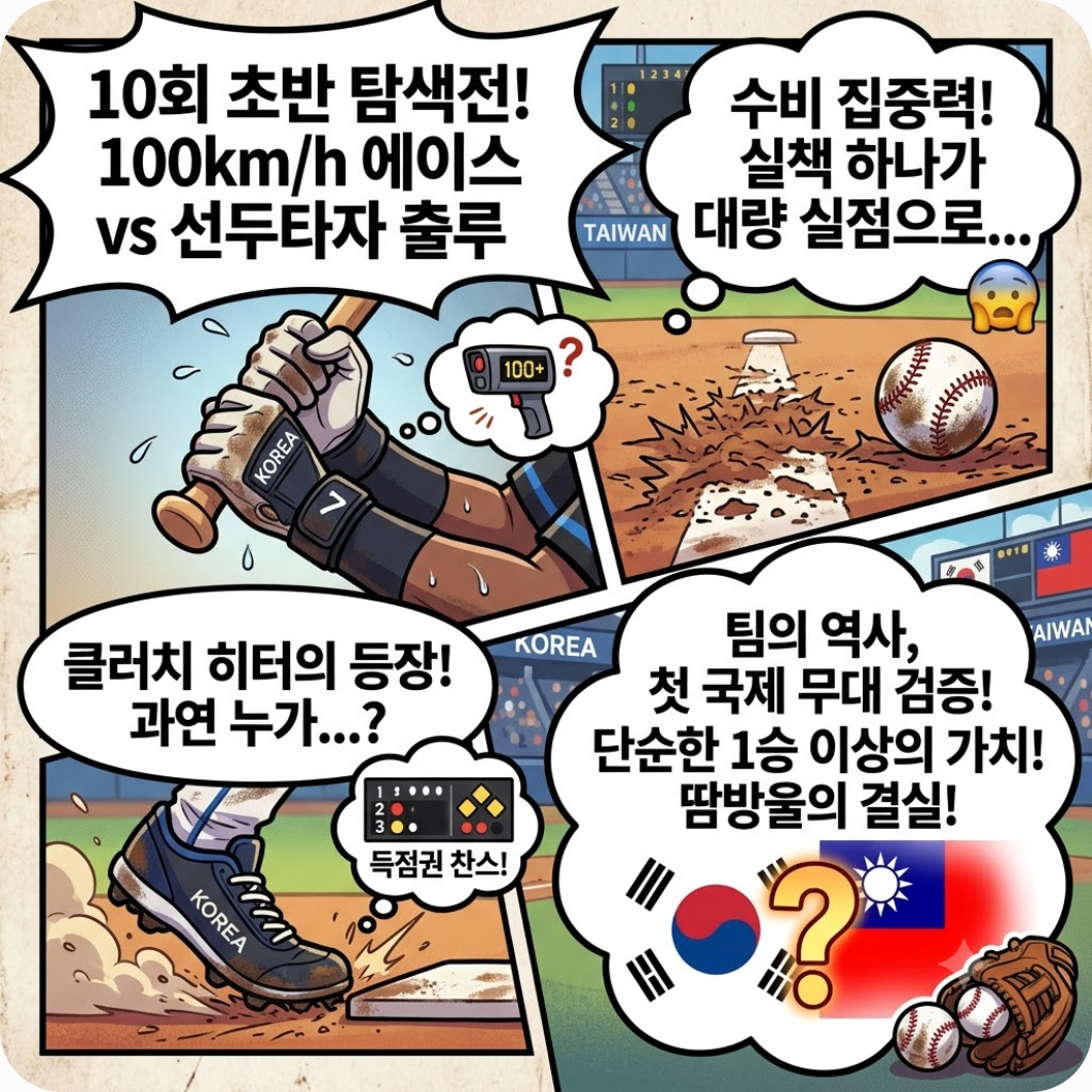 5. 결전의 순간, 우리가 주목해야 할 최종 관전 포인트 — 추신수도 경악한 100km 강속구 괴물 투수의 도발! 블랙퀸즈 첫 국제전 대만 맞대결 관전 포인트