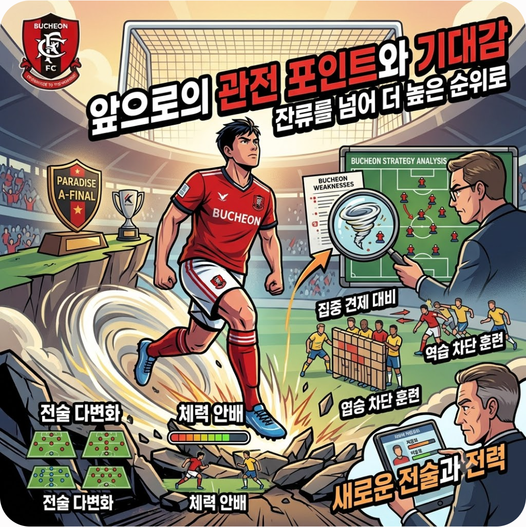 앞으로의 관전 포인트와 기대감 — 강원·전북에 이어 포항까지 침몰! 승격팀 부천이 폭풍 역습으로 완성한 충격의 강팀 도장깨기