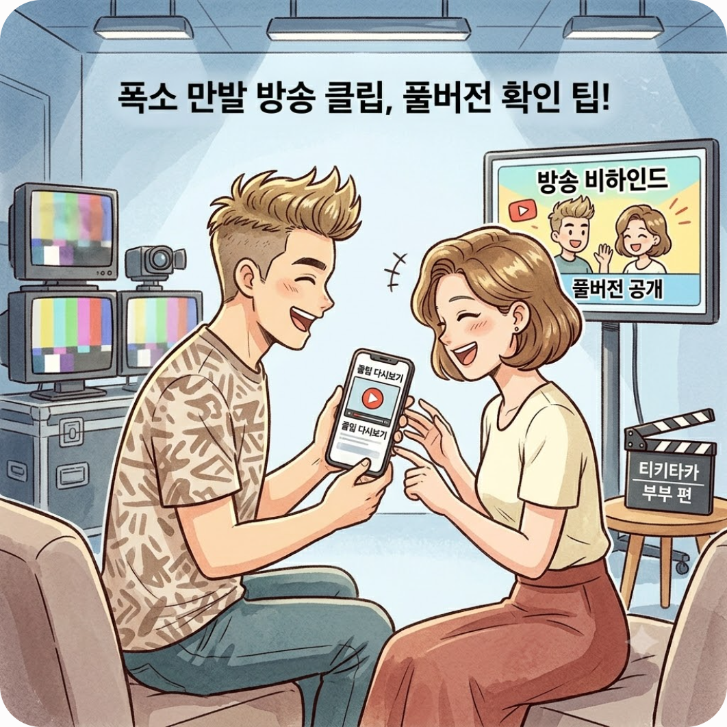 방송 비하인드와 풀버전 확인 팁 — 박애리 뱃살 만지며 던진 연하 남편 팝핀현준의 충격 돌직구에 지석진이 경악한 이유