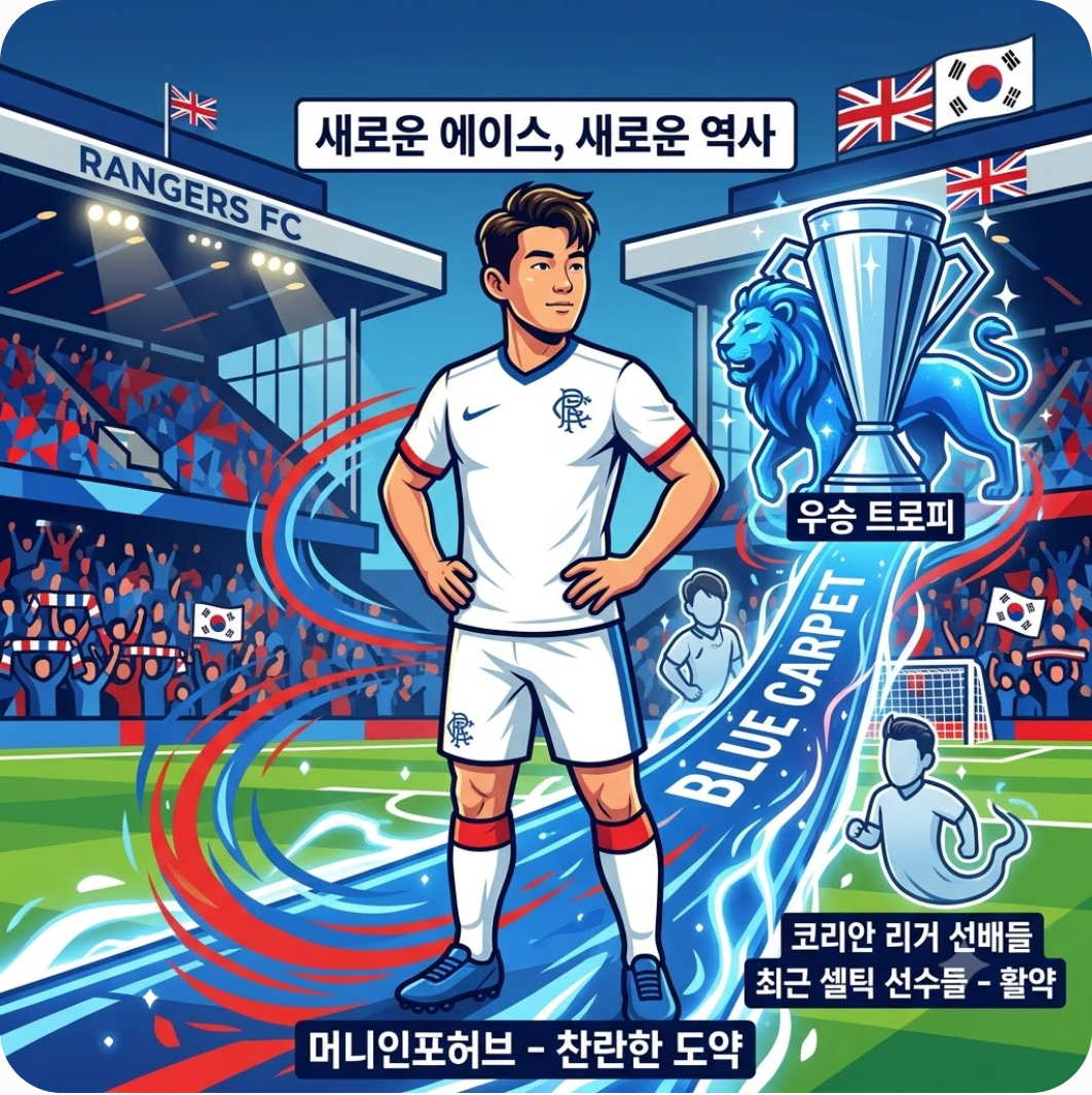 새로운 여정, 코리안 리거의 찬란한 도약을 기대하며 — 스코틀랜드 명문 레인저스가 거액 베팅한 특급 유망주 김민수, 창의적 측면 공격의 구원투수 될까