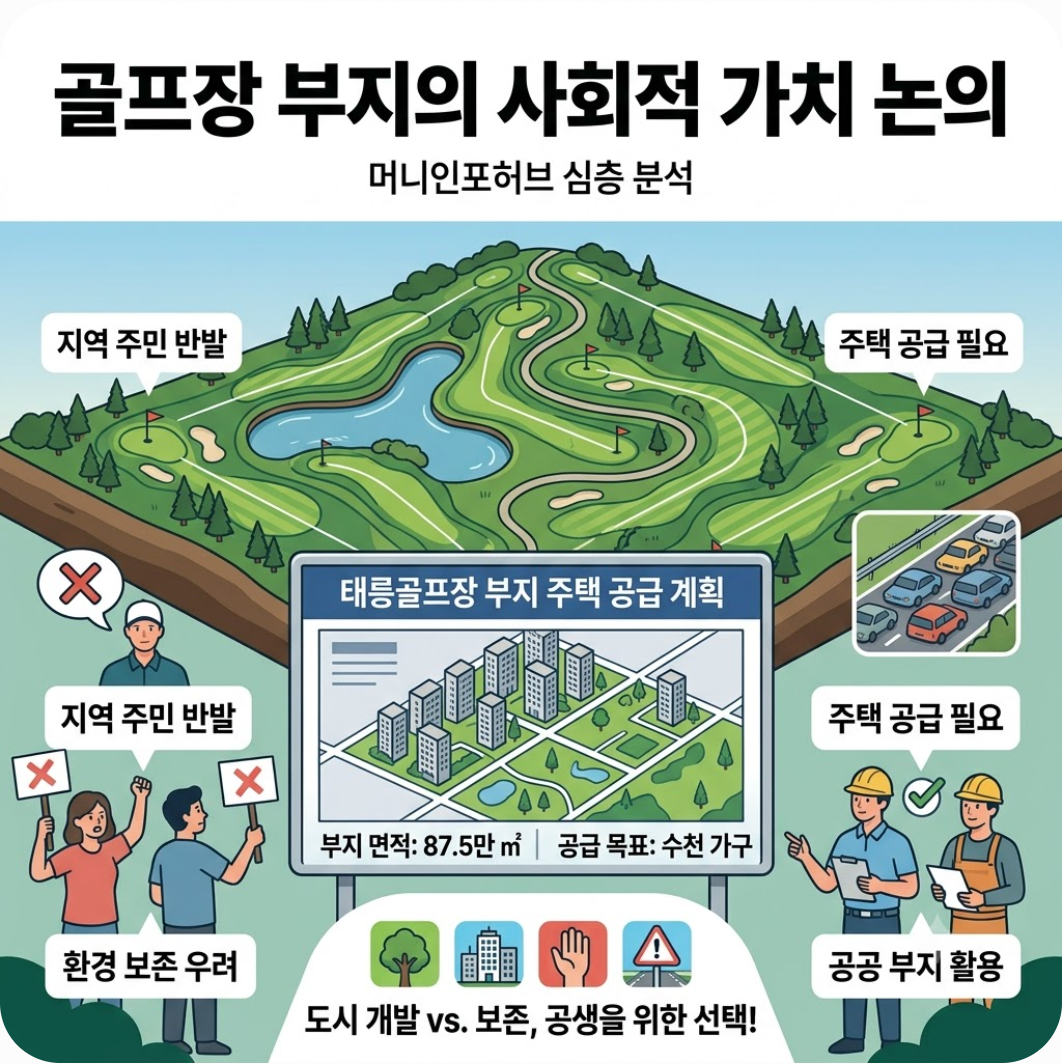 골프장 부지와 사회적 이슈 — 아무도 말 안 해주는 골프장 파티 버디 만드는 숨은 비밀