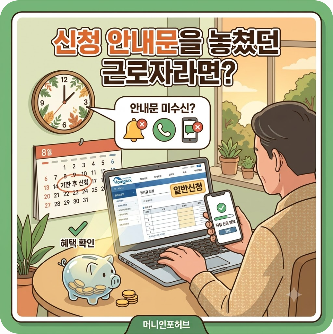 신청 안내문을 놓쳤던 근로자라면? 직접 항목을 확인해 보세요 — 최대 330만 원 근로장려금 오늘 조기 지급! 내 입금액 및 심사 결과 1분 조회법