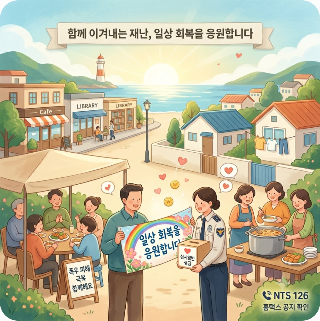 함께 이겨내는 재난, 일상 회복을 응원합니다 — 세금 걷던 직원들이 직접 지갑 열었다? 호우 피해 이재민 위해 800만 원 십시일반 모은 부산국세청
