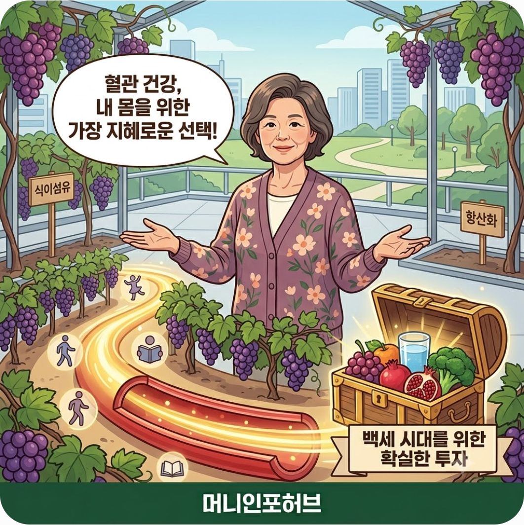 백세 시대를 준비하는 가장 확실한 투자, 혈관 건강 — 80세 선우용여가 깻잎전·떡갈비 손도 안 대는 이유, 혈관에 기름 끼는 치명적인 음식 비밀