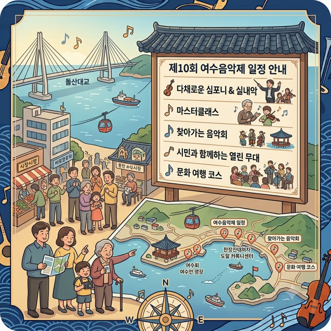 제10회 여수음악제, 앞으로의 관전 포인트와 일정 안내 — 거장 정명훈이 수놓은 클래식의 밤! 제10회 여수음악제 개막 무대 총정리