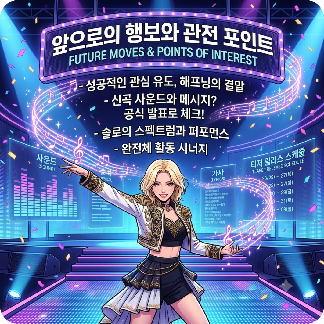 앞으로의 행보와 관전 포인트 — 전소연 진짜 큐브 퇴사일까? 모두를 낚아버린 파격 선언의 진짜 정체