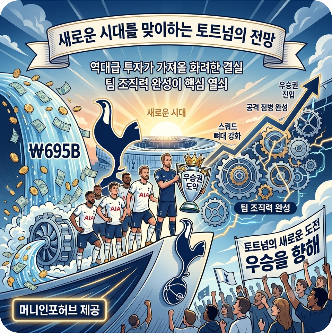 새로운 시대를 맞이하는 토트넘의 전망 — 6950억 쏟아부은 토트넘 역대급 광기! 마르무시·사비우에 은디아예까지 쓸어 담은 이적시장 총정리