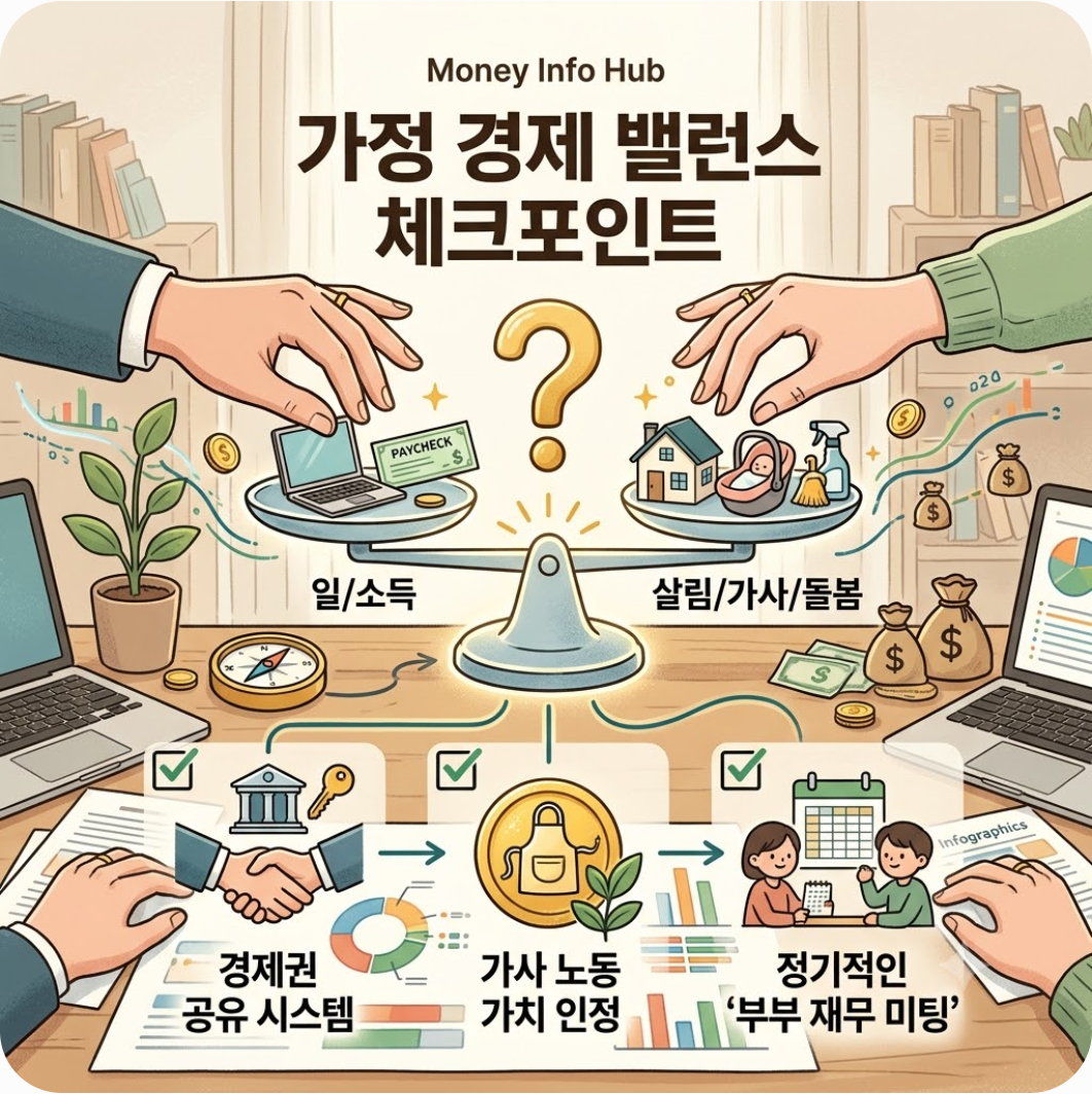 3. 머니인포허브가 제안하는 '가정 경제 밸런스' 체크포인트 — 일할까 살림할까? 남자가 벌어다 주는 돈에 대한 솔직한 속마음 [라라의 랩소디 41화]