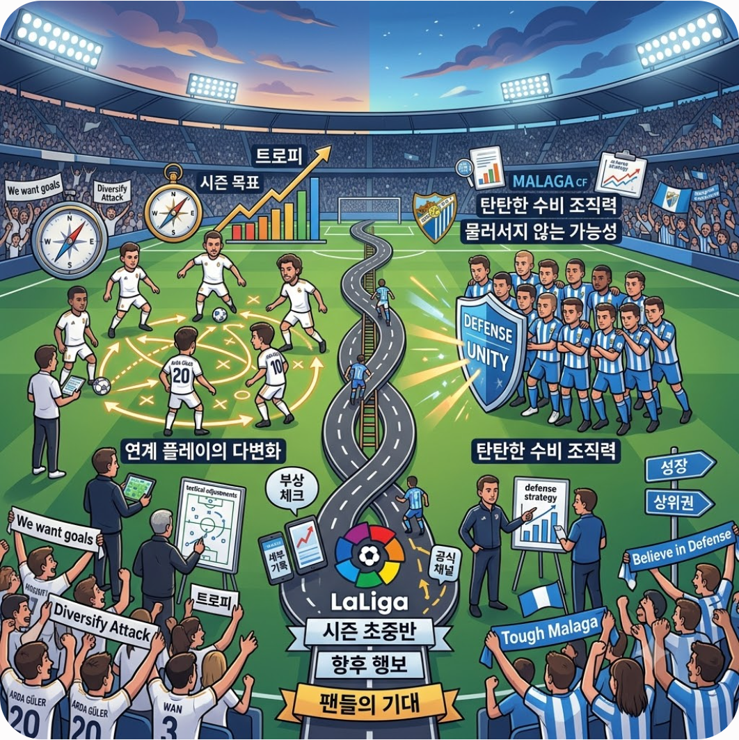 향후 행보와 팬들의 기대 — 아르다 귈러를 틀어막은 호세 살리나스의 육탄 방어, 레알 마드리드 말라가전 숨 막히는 매치업