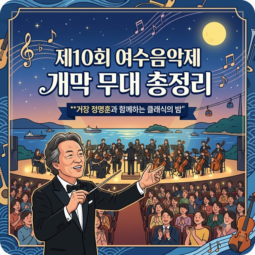 거장 정명훈이 수놓은 클래식의 밤! 제10회 여수음악제 개막 무대 총정리