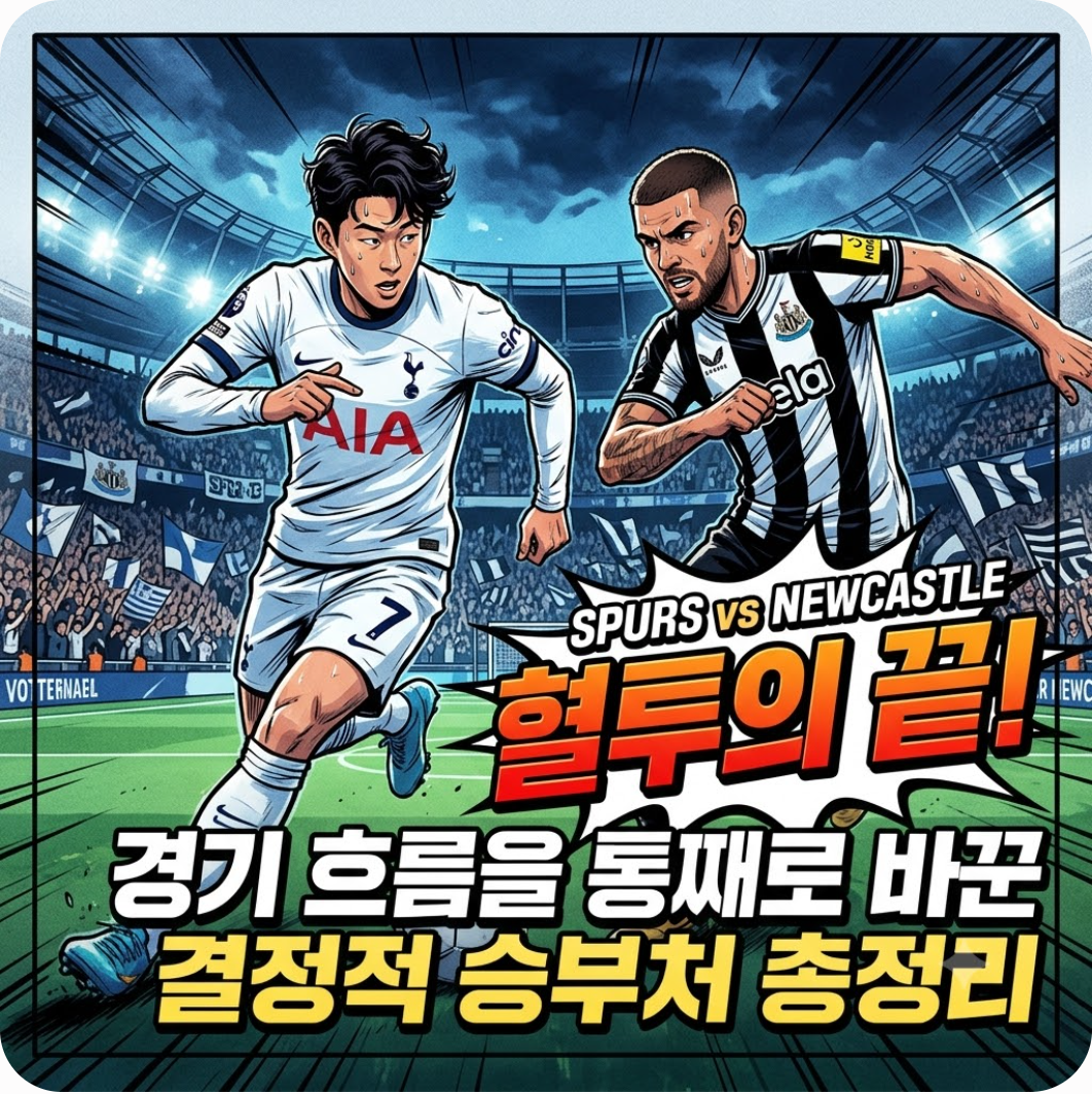 Spurs vs Newcastle 혈투의 끝! 경기 흐름을 통째로 바꾼 결정적 승부처 총정리
