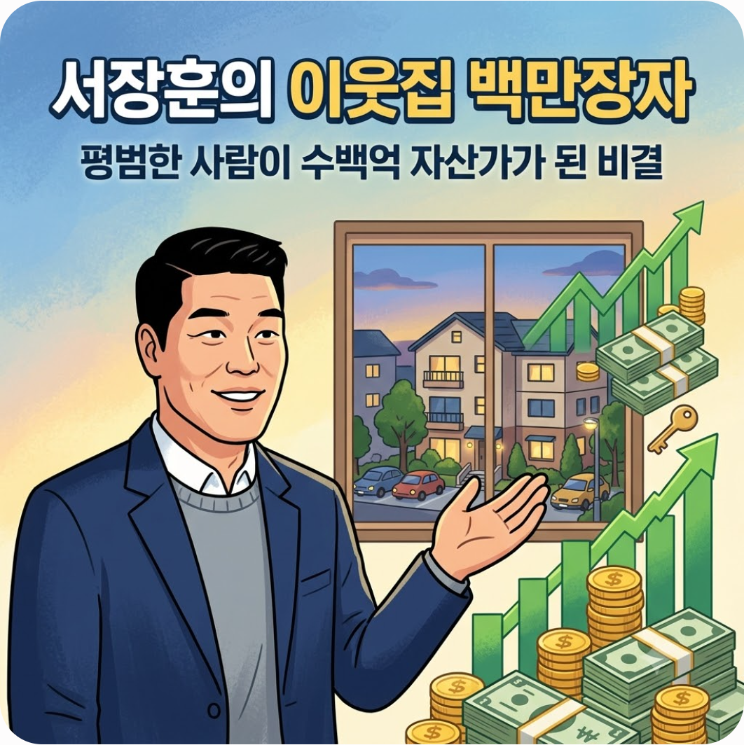 통장 잔고 보고 경악한 서장훈의 이웃집 백만장자, 평범한 사람이 수백억 자산가가 된 비결