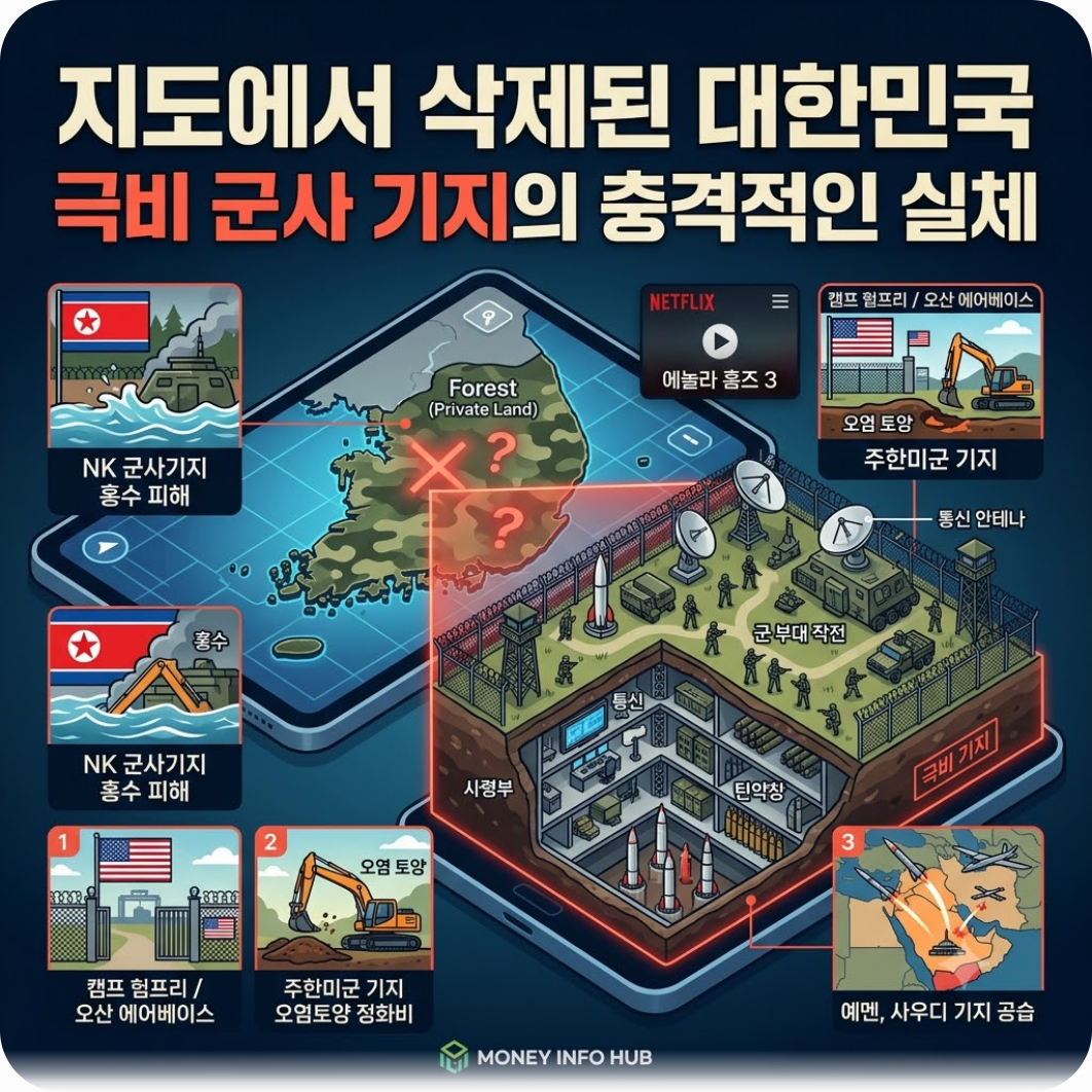 지도에서 삭제된 대한민국 극비 군사 기지의 충격적인 실체