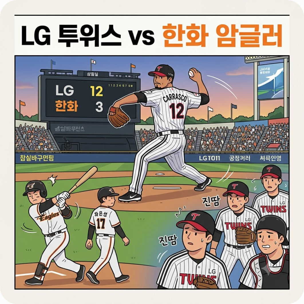 12점 내고도 진땀 뺀 LG, 마운드 붕괴 위기 막아낸 카라스코의 6이닝 역투