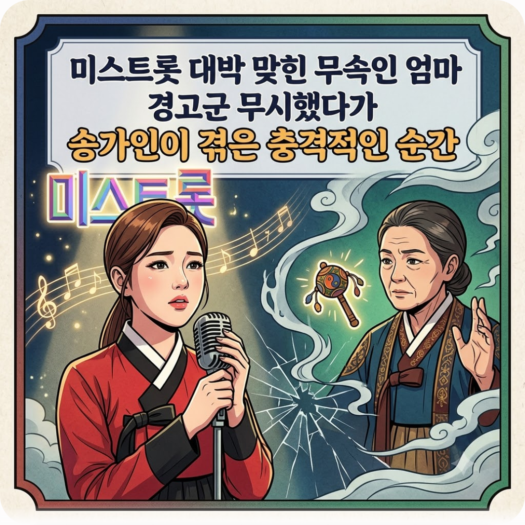 미스트롯 대박 맞힌 무속인 엄마 경고 무시했다가 송가인이 겪은 충격적인 순간