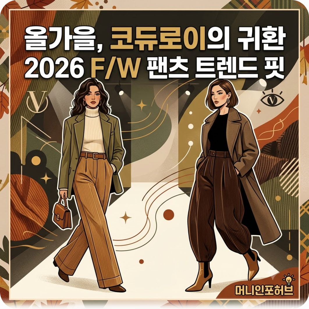 올가을 토리버치·알라이아가 픽한 코듀로이 팬츠, 2026 F/W 트렌드 핏의 모든 것