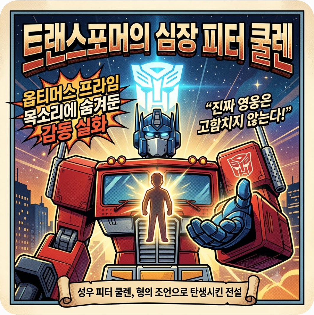 트랜스포머의 심장 피터 쿨렌, 옵티머스 프라임 목소리에 숨겨둔 감동 실화