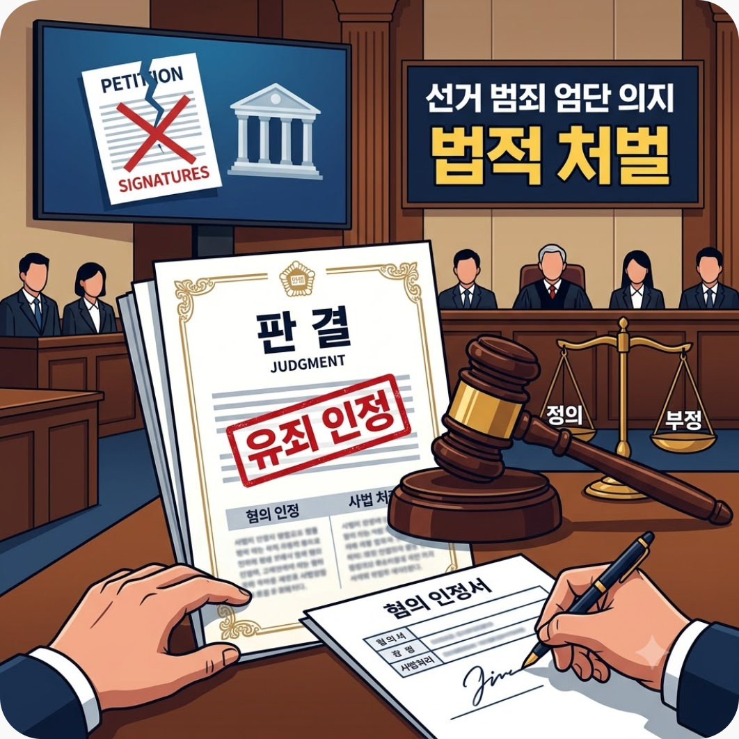 사법 처리 경과와 쟁점: 혐의 인정의 의미 — 노숙자에게 현금 쥐여주고 투표용지 조작? 20년 베테랑의 충격적인 결말