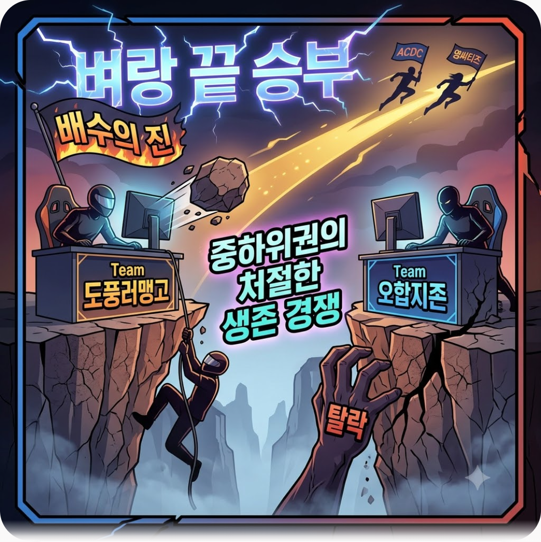 흔들리는 중하위권, 도풍러맹고와 오합지존의 벼랑 끝 승부 — 스낳대 풀리그 2일차 뒤흔든 ACDC, 결국 결승행 티켓 눈앞까지 잡았다