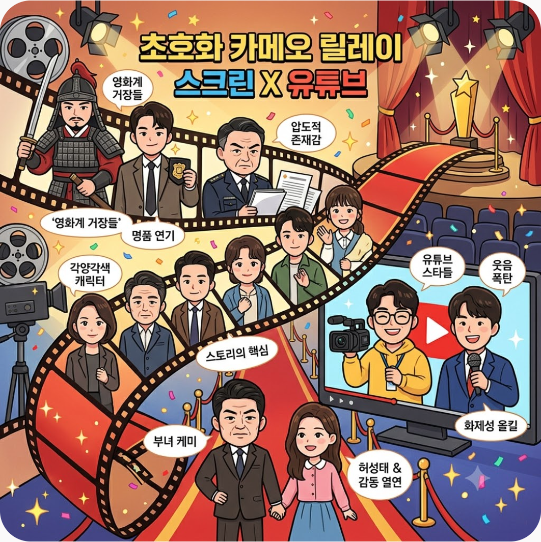 스크린과 유튜브를 넘나드는 초호화 카메오 릴레이 — 곽튜브부터 주현영까지 특출 라인업 미쳤다, 재벌X형사2 본방 사수해야 하는 이유