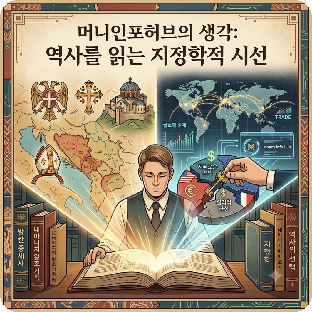 머니인포허브의 생각: 역사를 읽는 지정학적 시선 — 로마 교회마저 뒤흔든 남슬라브의 봄, 스테판 네마냐와 세르비아 민족주의의 결정적 기원