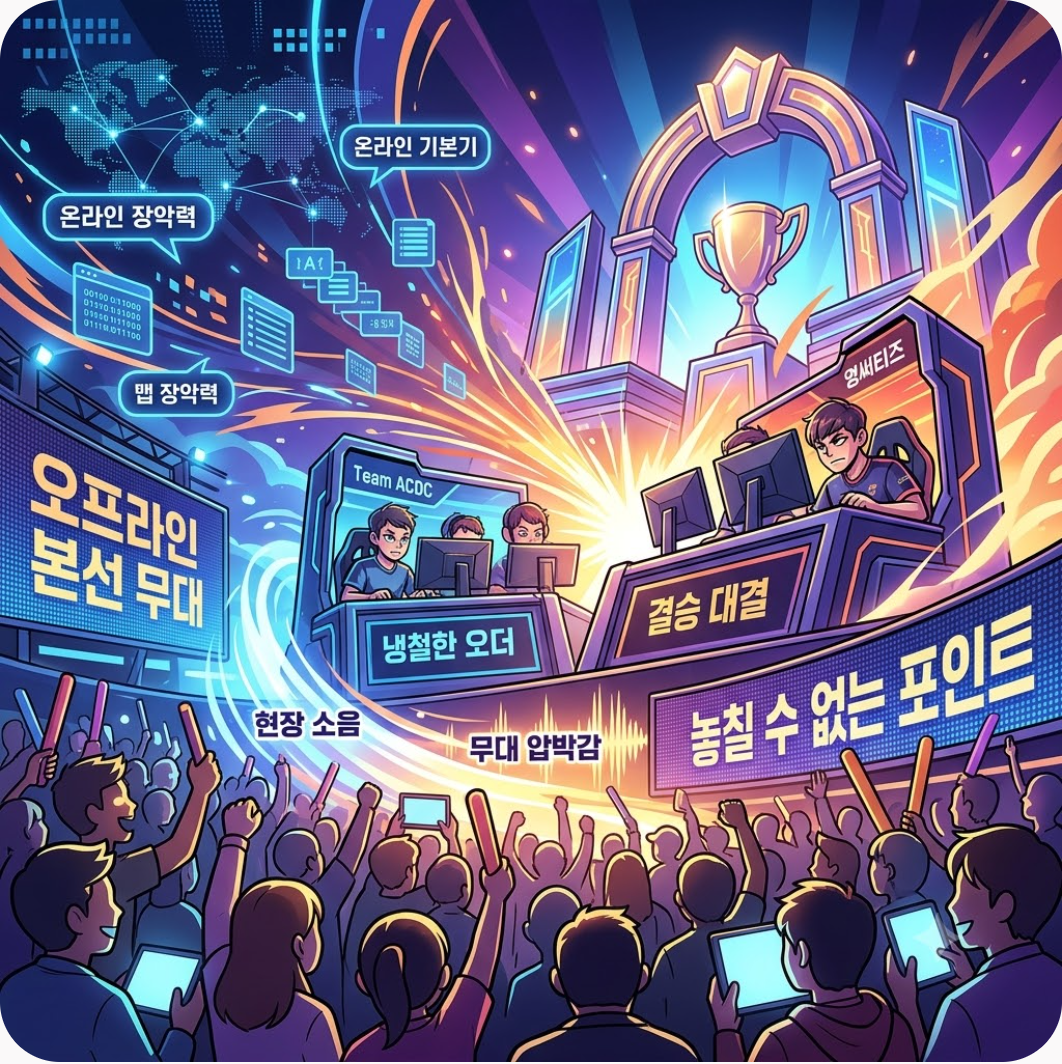 오프라인 본선 무대와 결승전, 놓칠 수 없는 핵심 관전 포인트 — 스낳대 풀리그 2일차 뒤흔든 ACDC, 결국 결승행 티켓 눈앞까지 잡았다