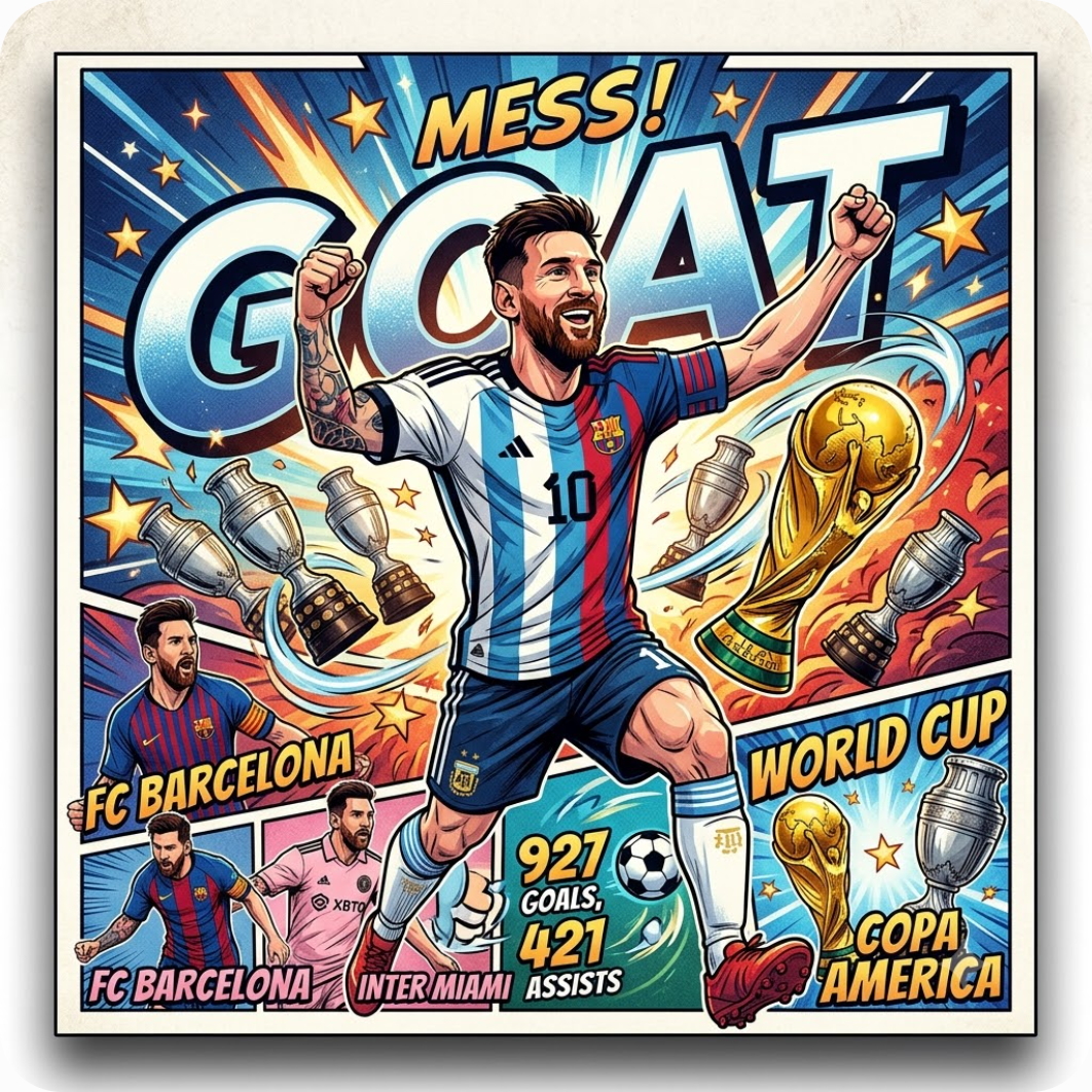 927골 421도움 역대 최고 GOAT 메시, 아르헨티나 국대 은퇴 선언과 바르샤부터 이어온 대기록 총정리
