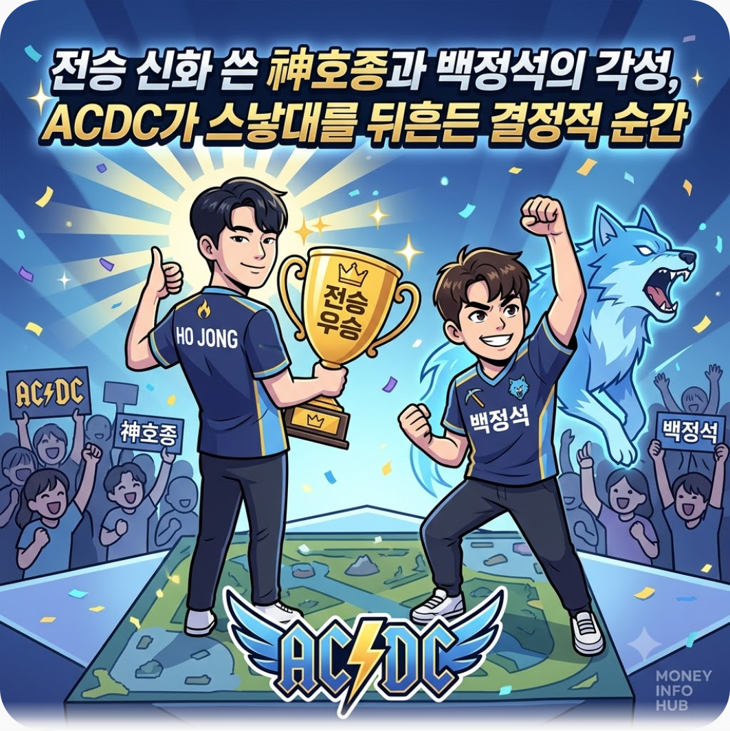 전승 신화 쓴 神호종과 백정석의 각성, ACDC가 스낳대를 뒤흔든 결정적 순간
